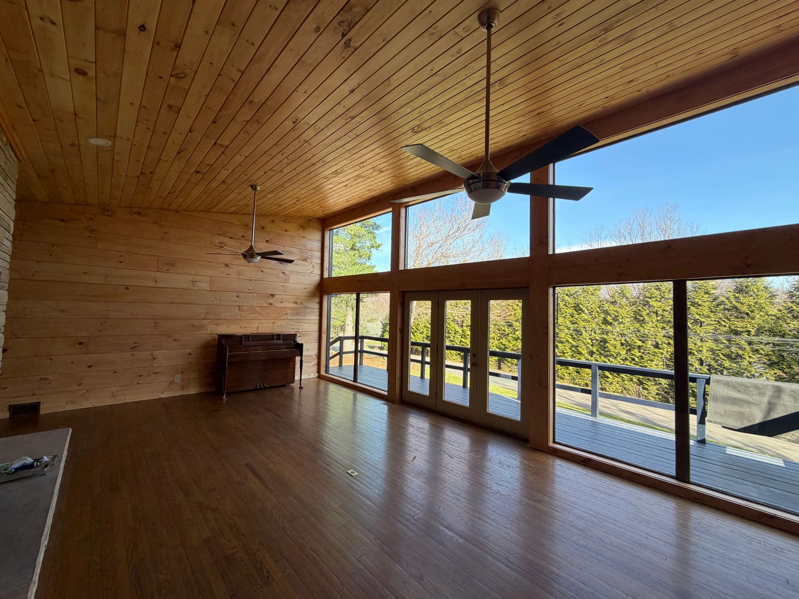 Vaulted great room built by Riverfront Group